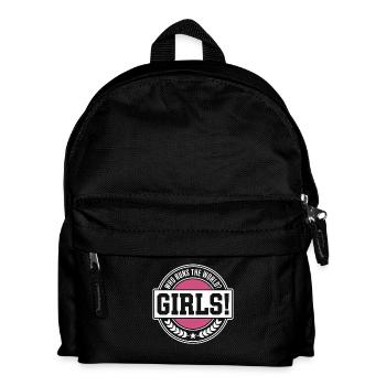 Women Power Who Runs The World Girls Power Girl - Kids' Backpack - black - Front
