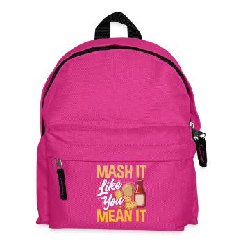 Taters Over Haters Kartoffel - Kinder Rucksack - Fuchsia - Vorne