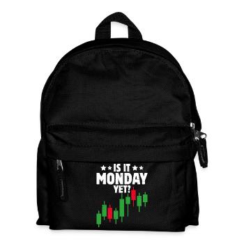 Stock Exchange Trading Crypto Stock Market Trader - Kids' Backpack - black - Front
