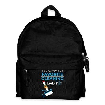 La femme de ménage préférée du Père Noël - Sac à dos Enfant - noir - Devant