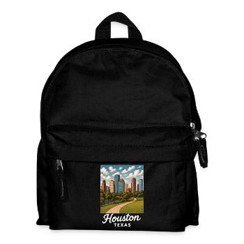 Houston, Texas - Kids' Backpack - black - Front