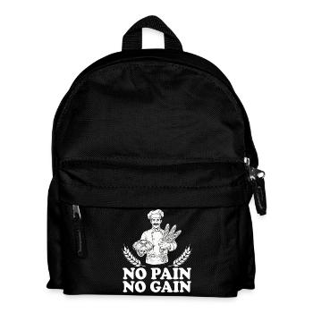 Bread Bakery Humor Baker - Kids' Backpack - black - Front