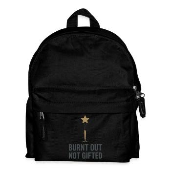 Hochbegabter Burnout-absolvent Mit Akademischem - Kinder Rucksack - Schwarz - Vorne