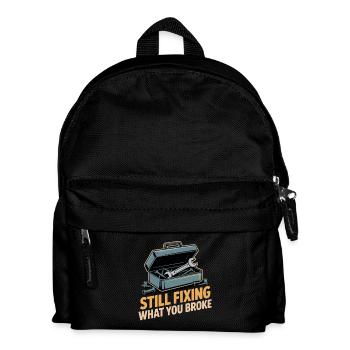 Craftsman Humor - Kids' Backpack - black - Front