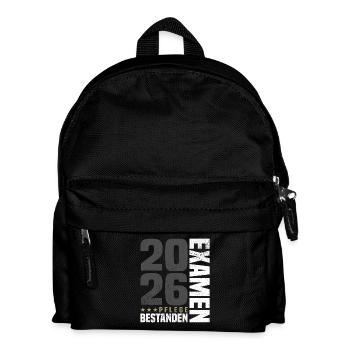Pflege Examen Bestanden - Kinder Rucksack - Schwarz - Vorne