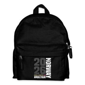 Soroya Norwegen Angeltour 2026 - Kinder Rucksack - Schwarz - Vorne