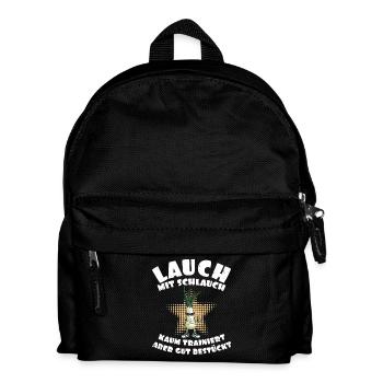 Gym POIREAUX AVEC TUYAU À PEINE DRESSÉ Drôle - Sac à dos Enfant - noir - Devant