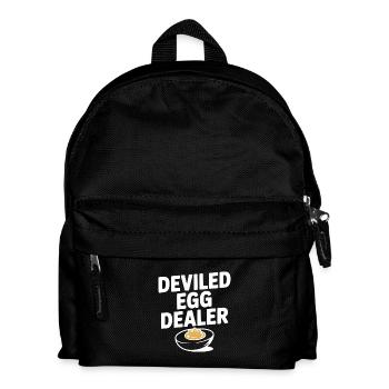 Teuflischer Eierhändler - Kinder Rucksack - Schwarz - Vorne