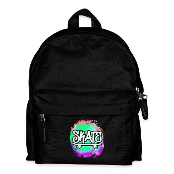 skateboard skate - Kinder Rucksack - Schwarz - Vorne