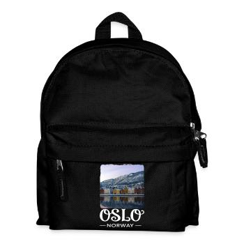 Oslo, Norway - Kids' Backpack - black - Front