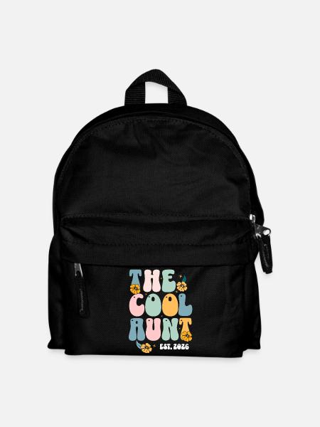 Die coole Tante Est 2026 - Kinder Rucksack - Schwarz