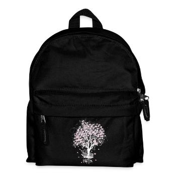 Cherry blossom tree in the shopping cart - Kids' Backpack - black - Front