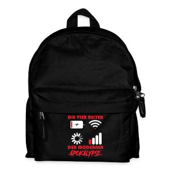Ordinateurs LES QUATRE CAVALIERS DE L’APOCALYPSE MODERNE - Sac à dos Enfant - noir - Devant
