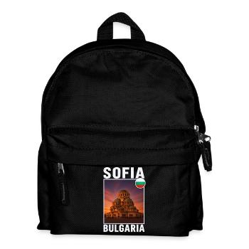 Sofia Bulgarien - Kinder Rucksack - Schwarz - Vorne