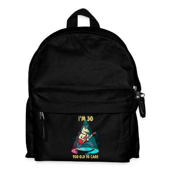 30. Geburtstag Einhorn Pupsen Glitzer Lustig - Kinder Rucksack - Schwarz - Vorne
