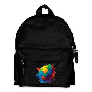 Ballon de Football Color Splash Multicolore - Sac à dos Enfant - noir - Devant
