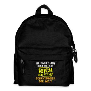 Don de superviseur de service - Sac à dos Enfant - noir - Devant