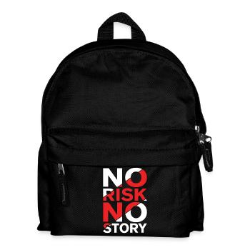 No Risk No Story - Kids' Backpack - black - Front