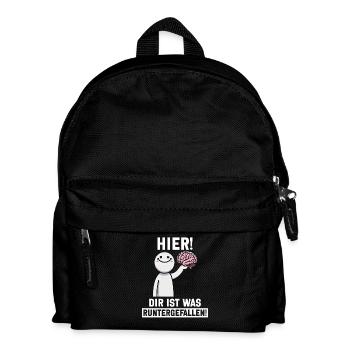 Ici, tu es tombé avec un ton sarcastique - Sac à dos Enfant - noir - Devant