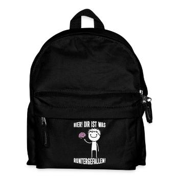 Ici, tu es tombé avec un ton sarcastique - Sac à dos Enfant - noir - Devant