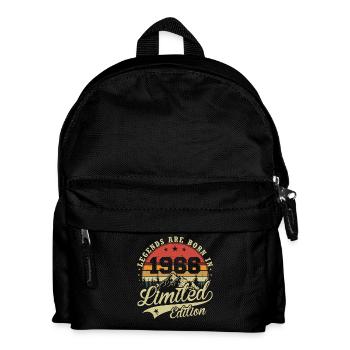 Legenden werden geboren 1966 Geburtstagsgeschenk - Kinder Rucksack - Schwarz - Vorne