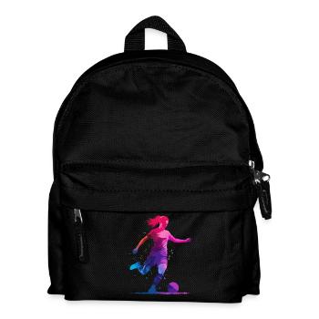 Football, Football, Football, Football, Femme haute en couleur - Sac à dos Enfant - noir - Devant