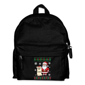 Naughty List The Patriarchy - Kids' Backpack - black - Front