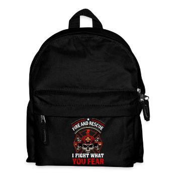 Fire brigade - Kids' Backpack - black - Front