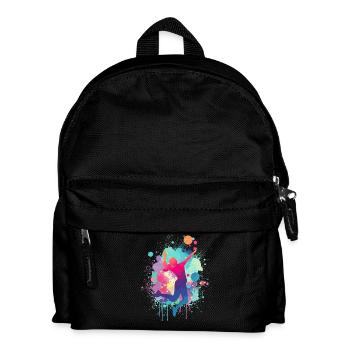 Volleyballerin, Volleyball, Volleyballspielerin - Kinder Rucksack - Schwarz - Vorne