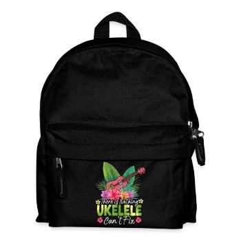 Hawaiian Ukulele Uke There Is - Kids' Backpack - black - Front