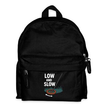 Schatzsuche bei niedriger und langsamer Metallerkennung - Kinder Rucksack - Schwarz - Vorne