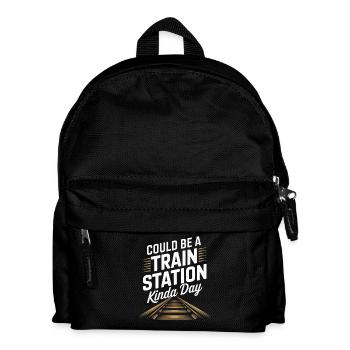 Ça pourrait être un jour de gare - Sac à dos Enfant - noir - Devant