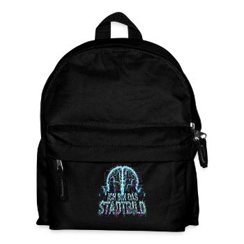 Stadtbild Brain - Ich Bin Das Stadtbild Trend  - Kinder Rucksack - Schwarz - Vorne