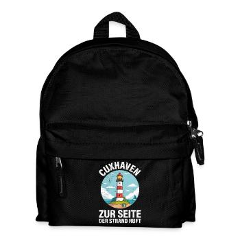 Cuxhavener VERS LA PAGE QUE LA PLAGE APPELLE Drôle - Sac à dos Enfant - noir - Devant