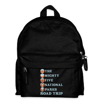 Utah Mighty 5 National Parks Tour - Kids' Backpack - black - Front