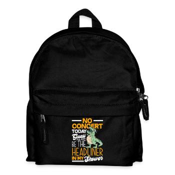 Pas de concert aujourd’hui, musique triste - Sac à dos Enfant - noir - Devant