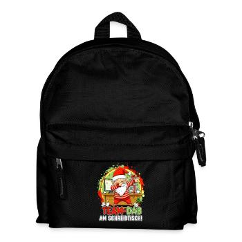 ÉQUIPE À LA TABLE DE BUREAU GNOME BUREAU DE BUREAU DE NOËL - Sac à dos Enfant - noir - Devant