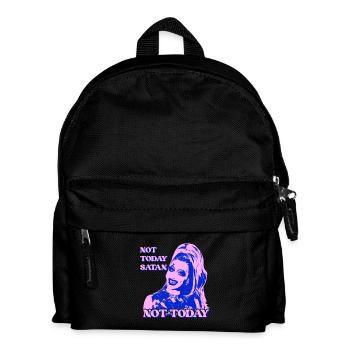 Not Today Satan Pop Art - Kids' Backpack - black - Front