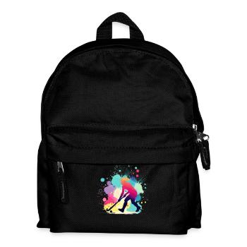 Field Hockey, Field Hockey Player, Hockey - Kids' Backpack - black - Front