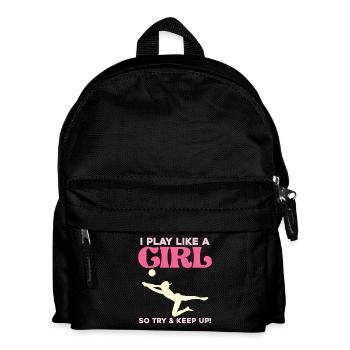 Je joue comme une fille qui joue - Sac à dos Enfant - noir - Devant