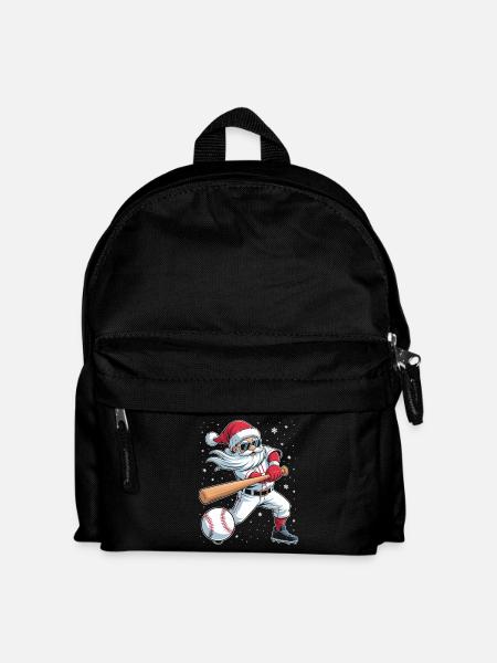 Santa Baseball Allstar - Kinder Rucksack - Schwarz