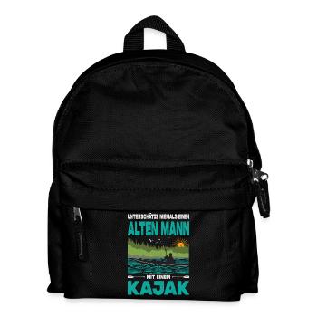 Kayakiste offre des tenues de kayak pour les sports nautiques - Sac à dos Enfant - noir - Devant