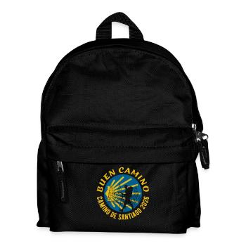 Buen Camino 2026 | Way of St. James, Pilgrims, Santiago - Kids' Backpack - black - Front