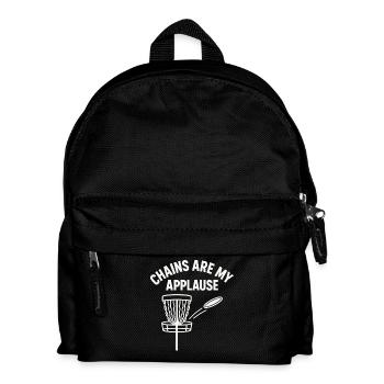Les chaînes sont mes applaudissements Disc Golf - Sac à dos Enfant - noir - Devant