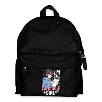 Je suis la fille d’anniversaire - Sac à dos Enfant - noir - Devant