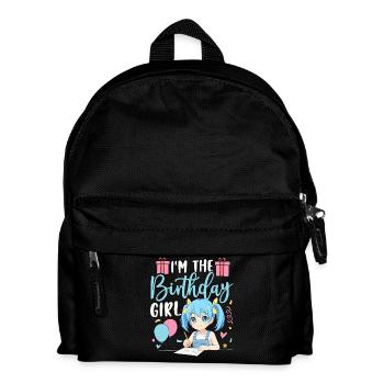 Je suis la fille d’anniversaire - Sac à dos Enfant - noir - Devant