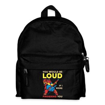 Un dicton fort de guitare rock - Sac à dos Enfant - noir - Devant