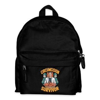 Circumcision Survivor Unwearable Bootleg - Kinder Rucksack - Schwarz - Vorne