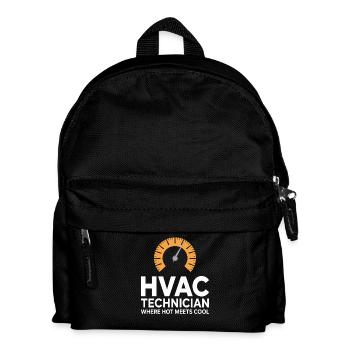 Expert en réparation CVC Technologie de climatisation - Sac à dos Enfant - noir - Devant