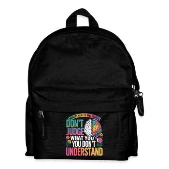 Ne juge pas ce que tu ne comprends pas - Sac à dos Enfant - noir - Devant